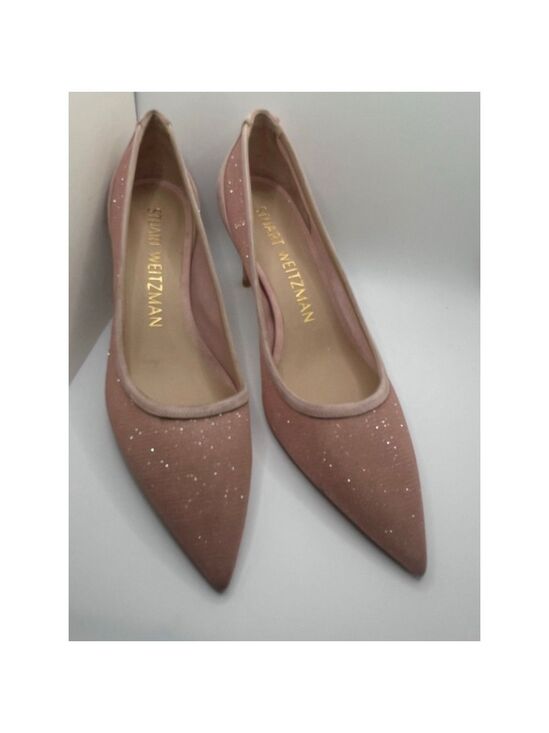 Stuart Weitzman Shoes - Stuart Weitzman Heels Size 9 Pink Glitter Pumps